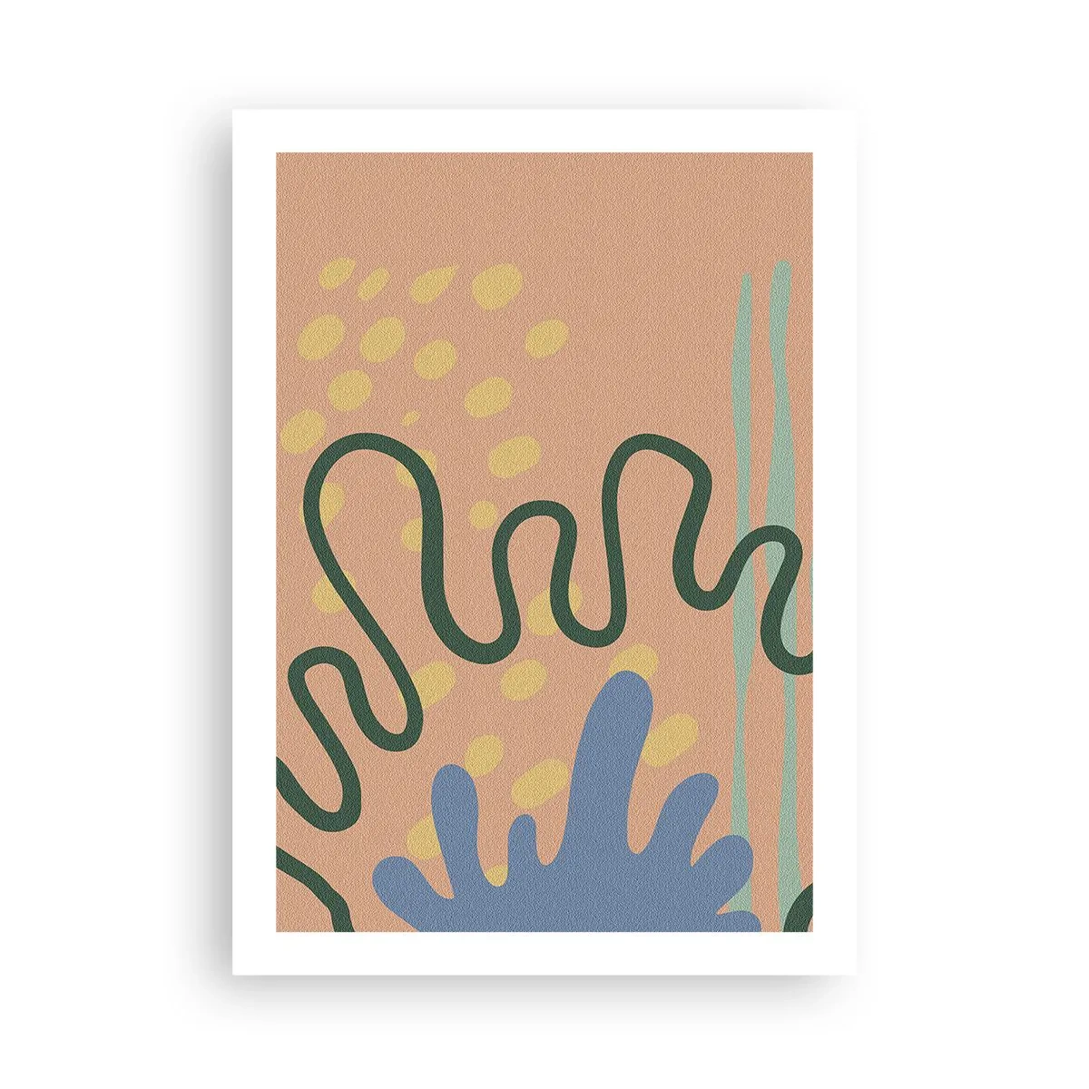 Poster - Abstractie: verscheidenheid van de natuur - 50x70 cm