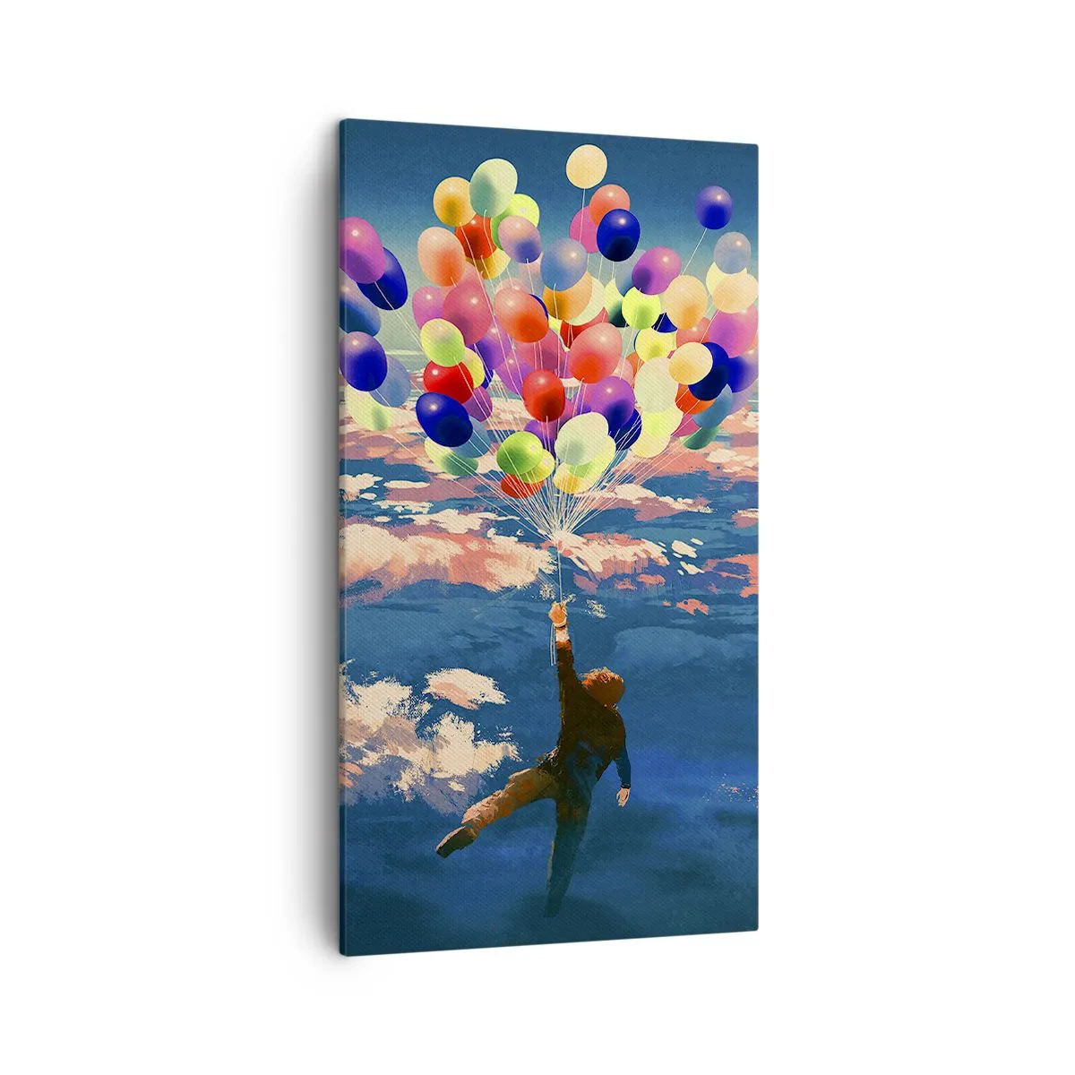 Schilderen op canvas - Een kinderdroom komt uit - 45x80 cm