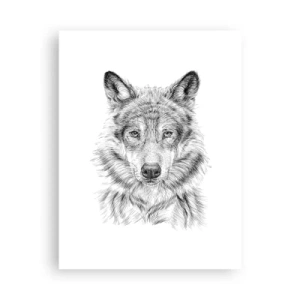 Poster - Een geboren leider - 30x40 cm