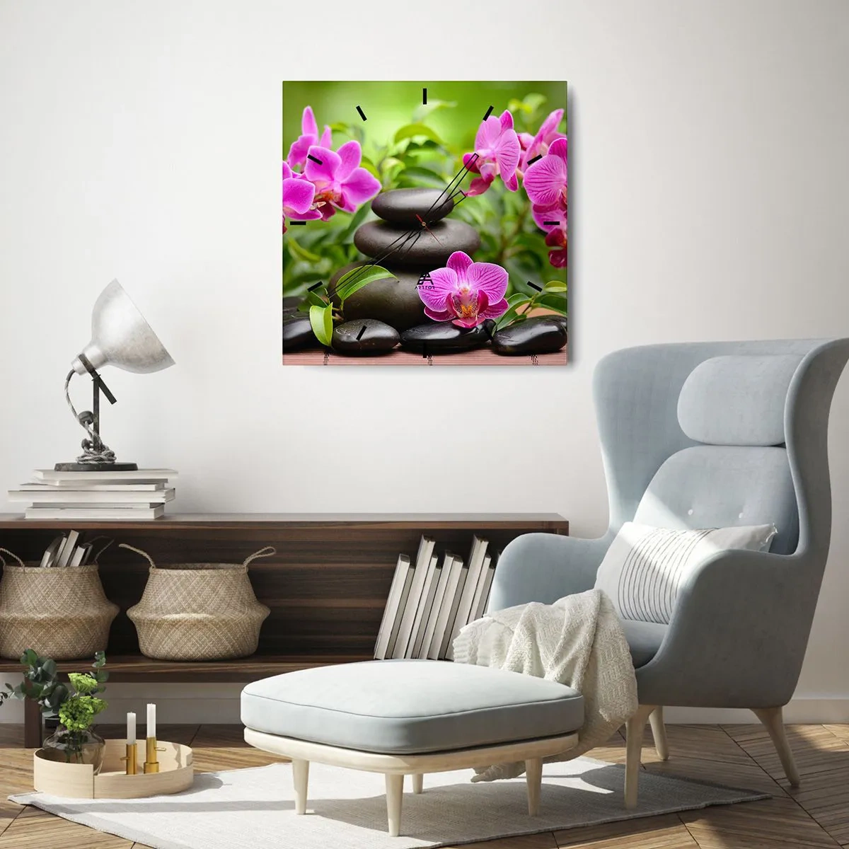 Wandklok - Klok - De piramide van vrede - 40x40 cm