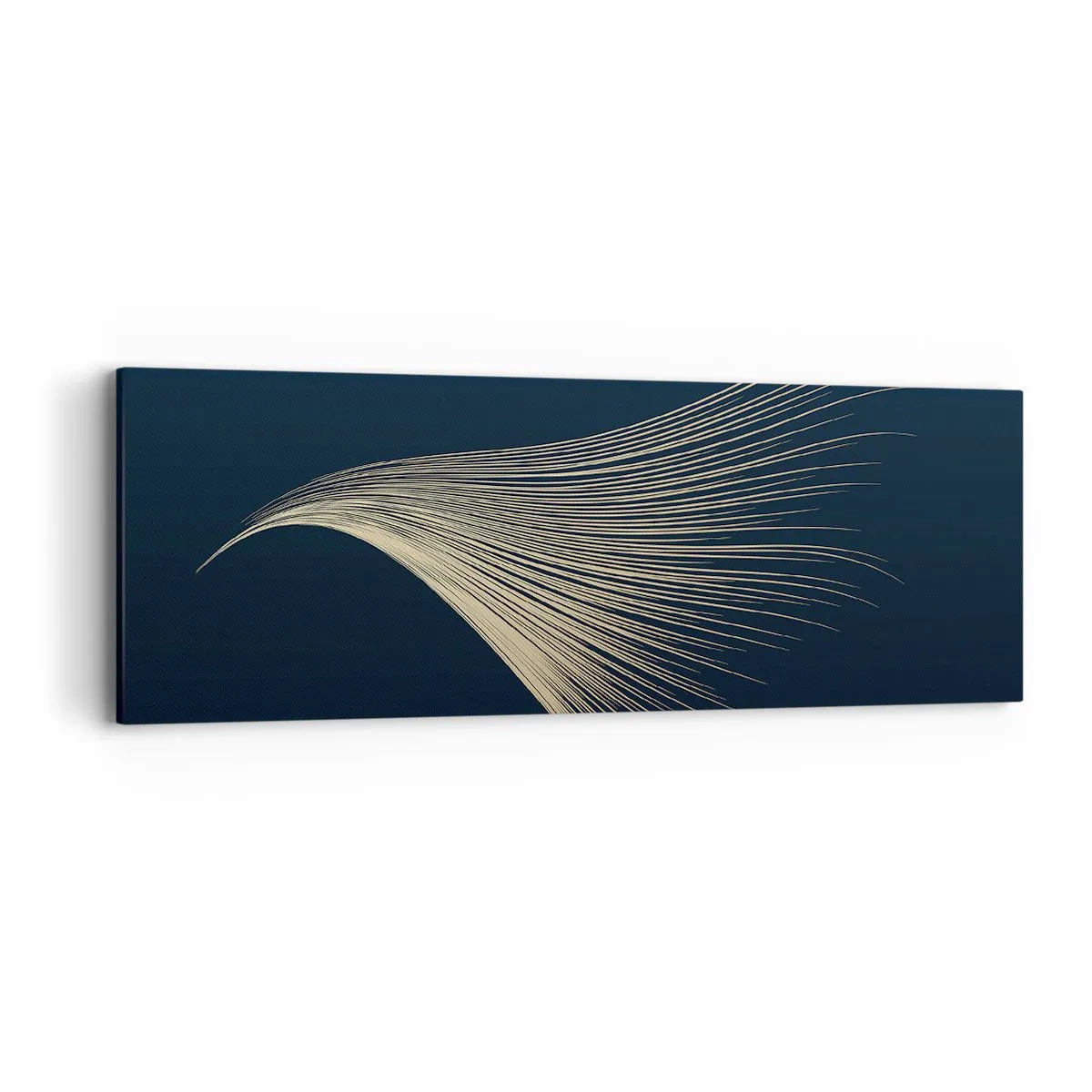 Schilderen op canvas - Als het haar van een engel - 90x30 cm