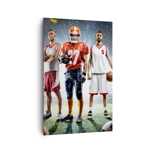 Schilderen op canvas - Veldgladiatoren - 80x120 cm