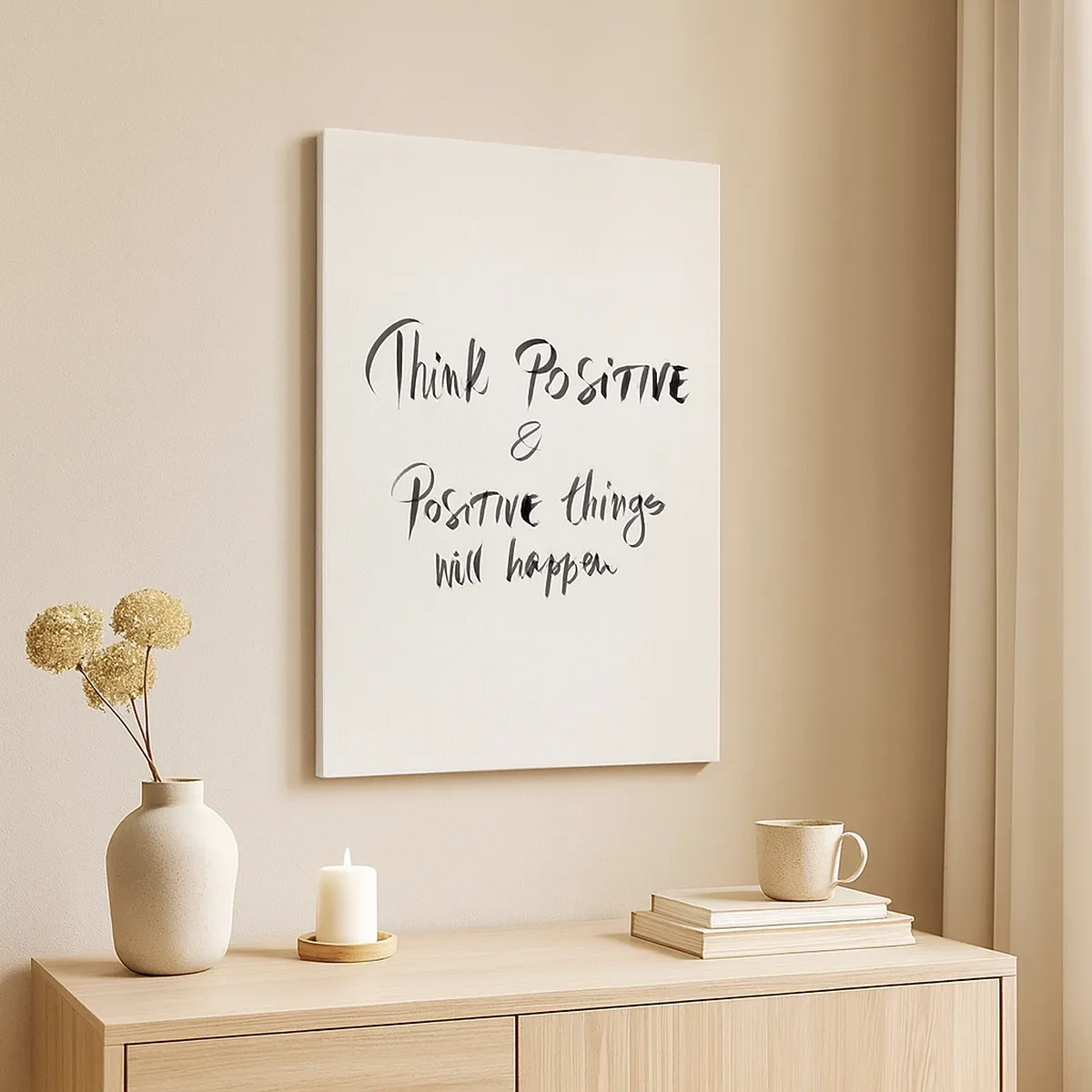 Schilderen op canvas - Hoe leef je het leven? - 50x70 cm