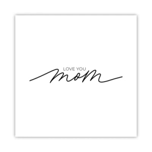 Poster - Grote emotie - 30x30 cm