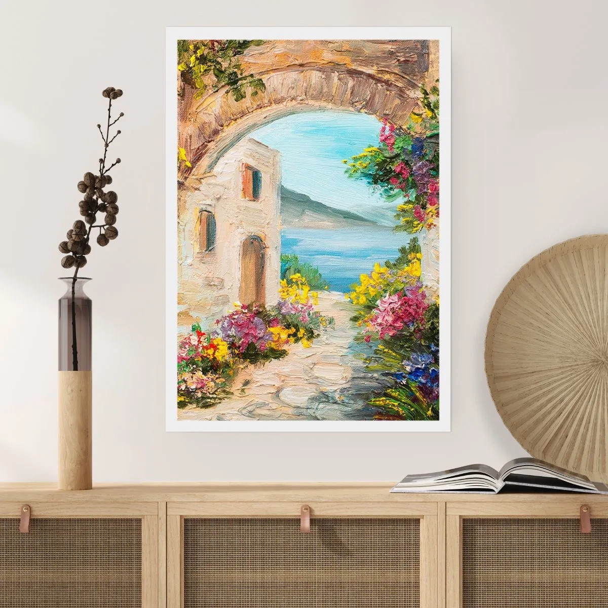 Poster - De charme van een kustprovincie - 70x100 cm