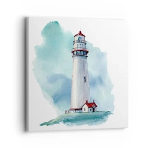 Schilderen op canvas - Blue's zachtaardige zus - 30x30 cm