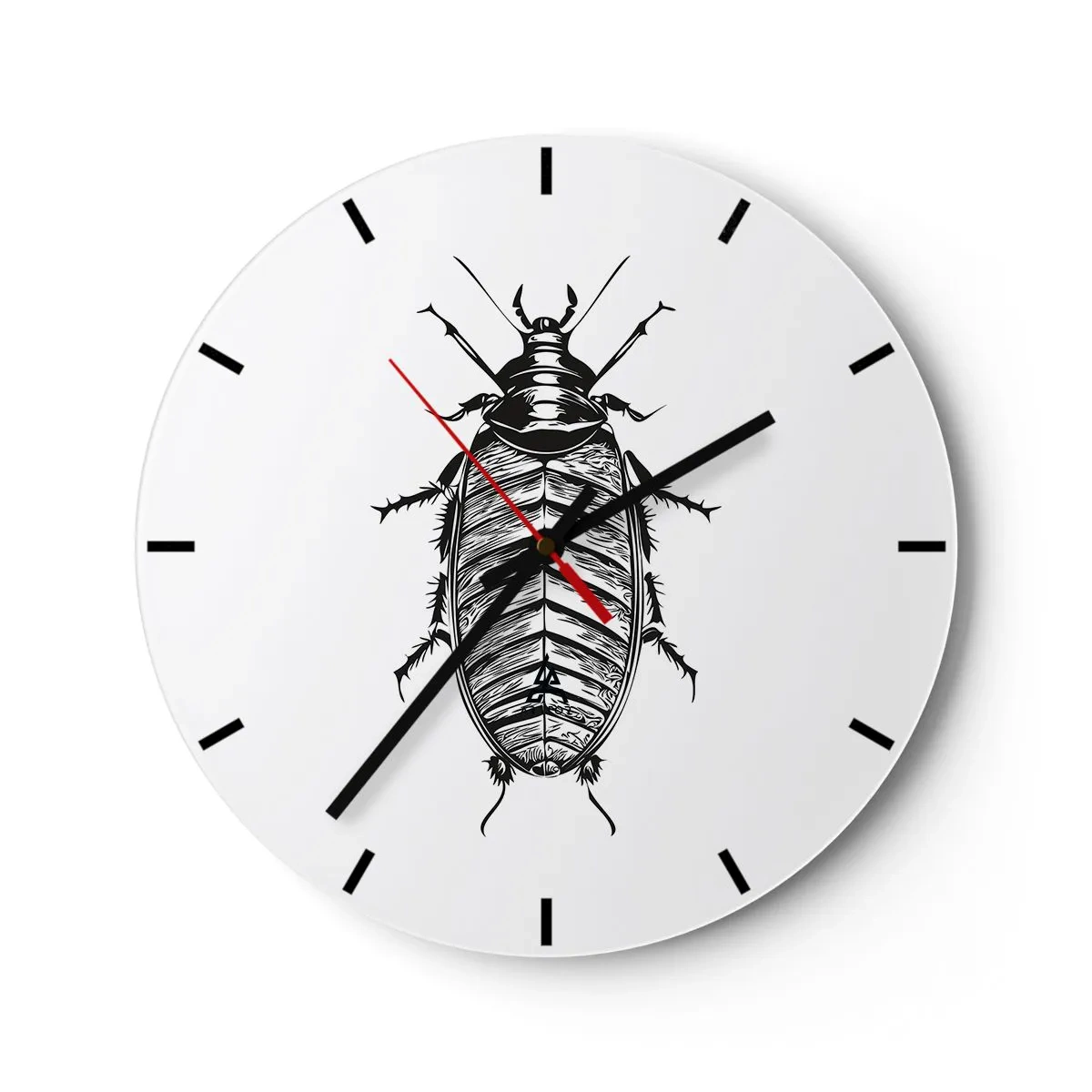 Wandklok - Klok - Wat een exemplaar! - 40x40 cm