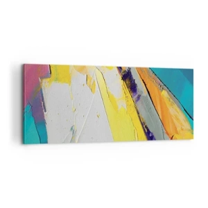 Schilderen op canvas - De anatomie van licht - 100x40 cm