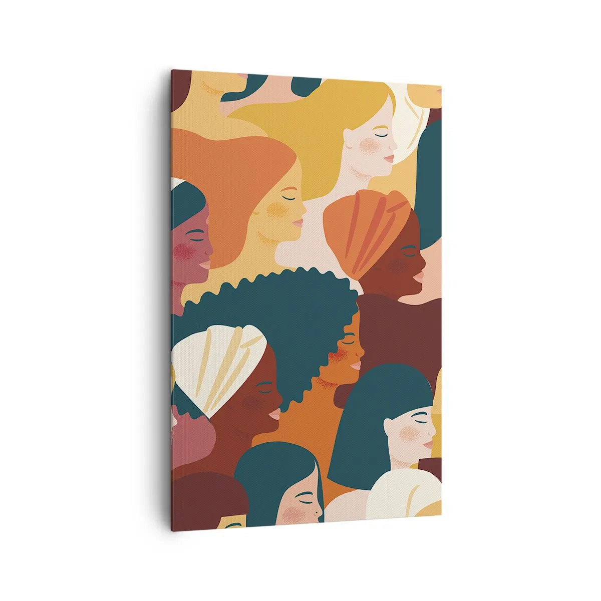 Schilderen op canvas - Alleen vrouwelijkheid - 80x120 cm