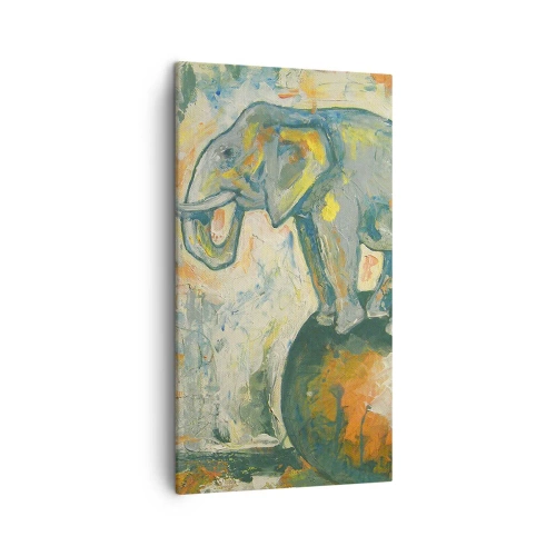 Schilderen op canvas - Lang leve het circus! - 45x80 cm