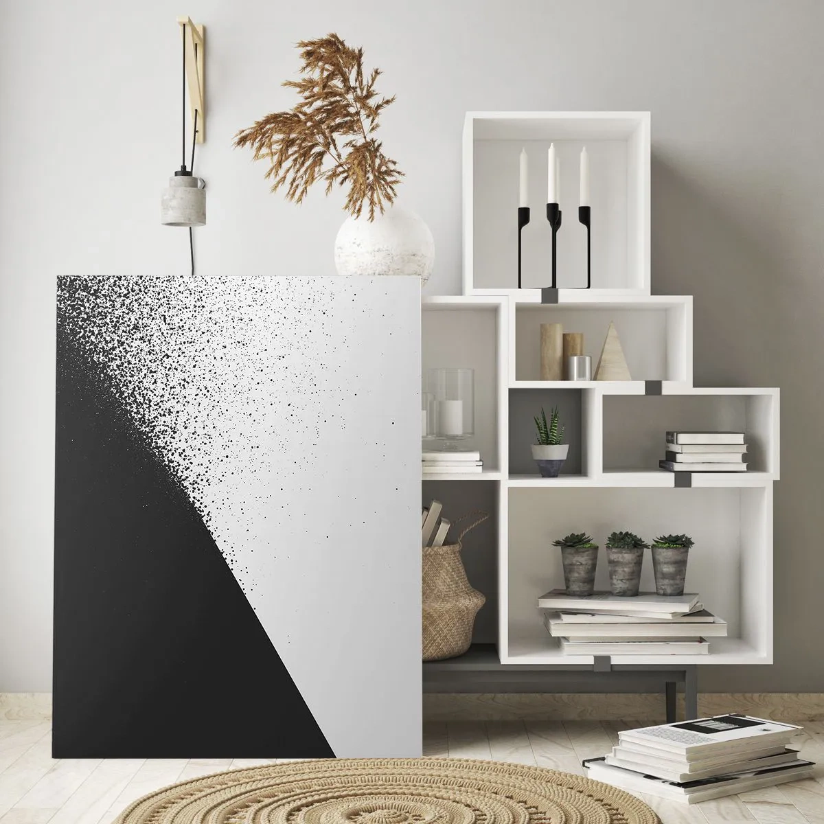 Schilderen op glas - Steeds sneller, meer en meer - 50x70 cm