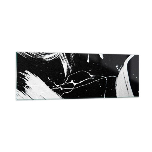 Schilderen op glas - Breek de duisternis - 90x30 cm