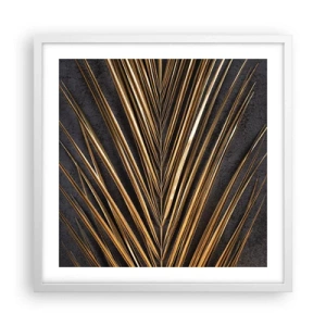 Poster in een witte lijst - Het goud van de tropen - 50x50 cm