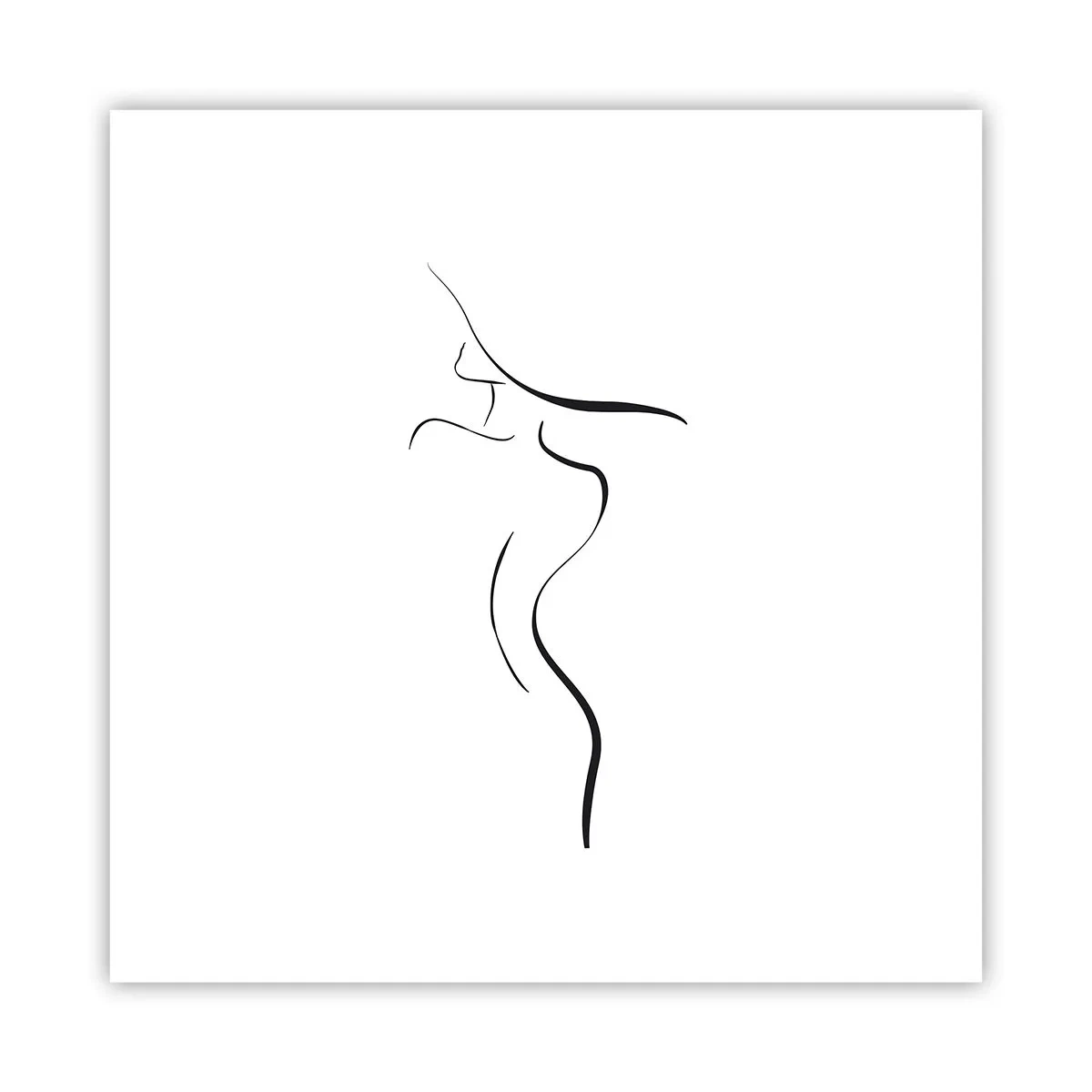 Poster - Ongrijpbaar als een golf - 30x30 cm