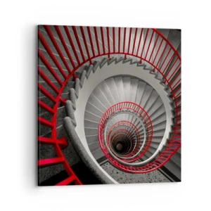 Schilderen op canvas - Architectuur plezier - 70x70 cm