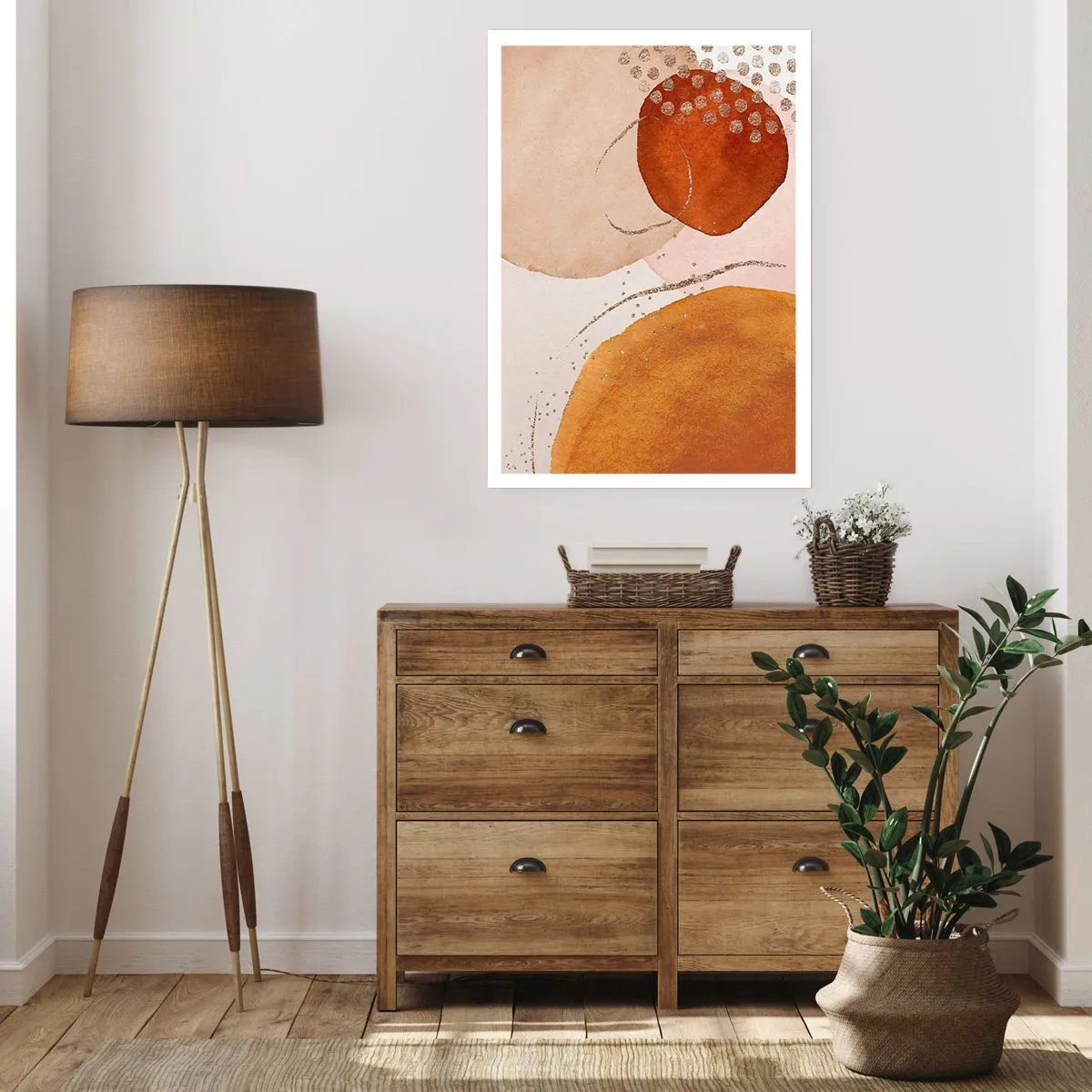 Poster - Rondheid en beweging - 70x100 cm