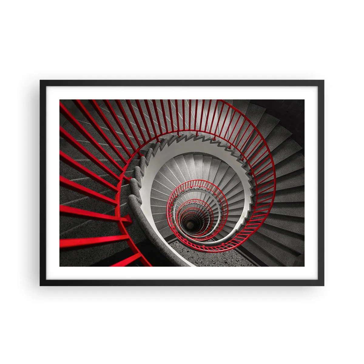 Poster in een zwarte lijst - Architectuur plezier - 70x50 cm