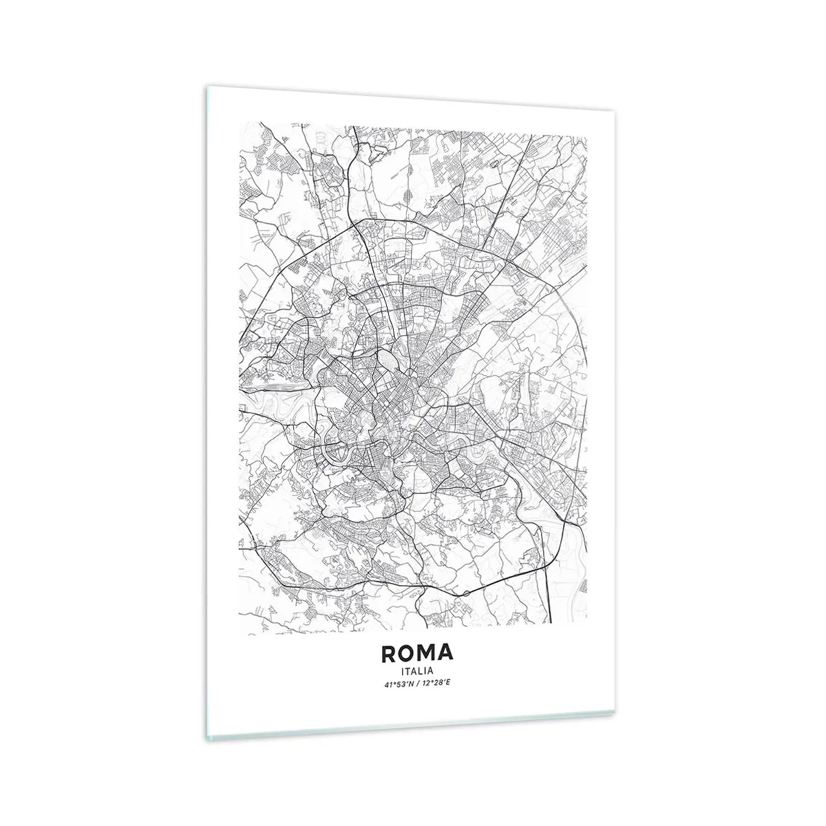 Schilderen op glas - Romeinse cirkel - 50x70 cm
