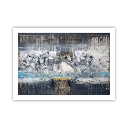 Poster - Als op ijs, als zo moeizaam - 70x50 cm