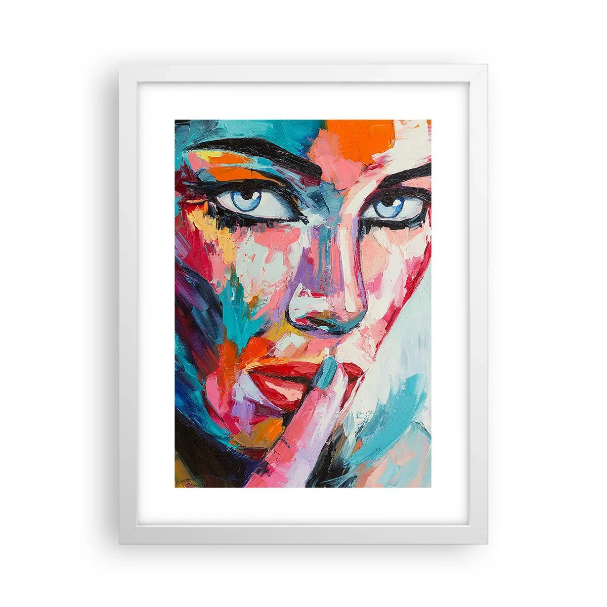 Poster in een witte lijst - Ons eerste geheim - 30x40 cm