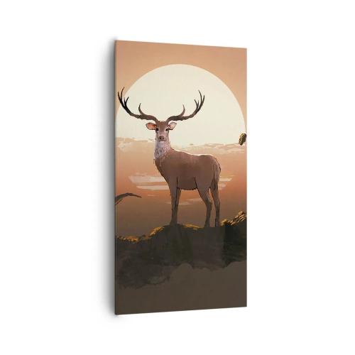 Schilderen op canvas - Deze nacht is anders dan alle andere - 65x120 cm