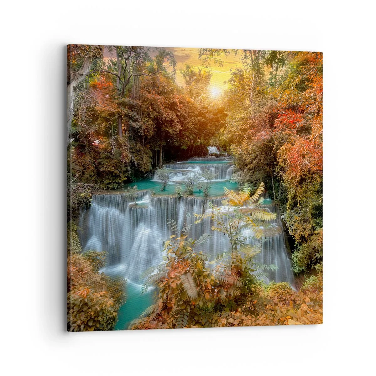 Schilderen op canvas - Verborgen schat van het bos - 70x70 cm