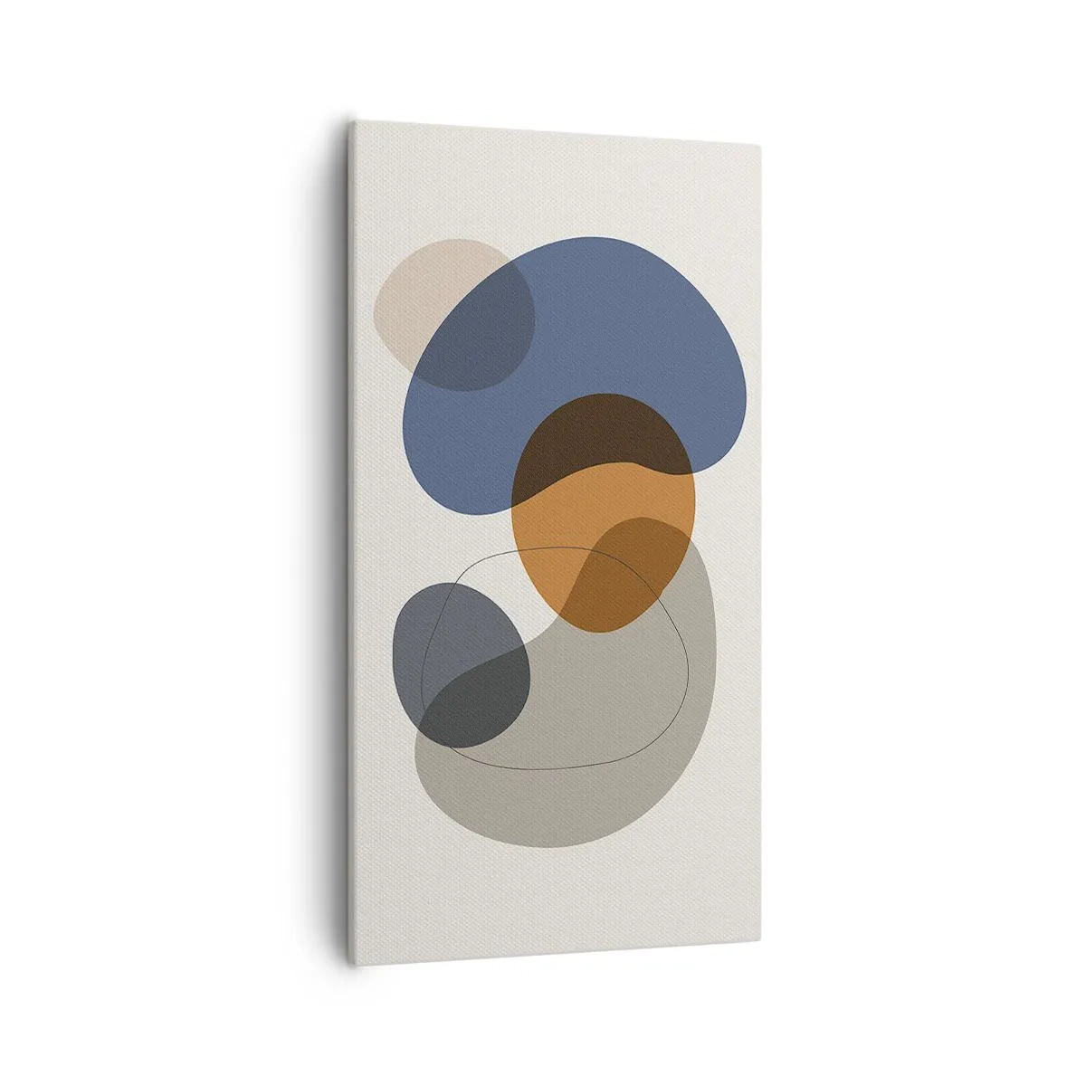 Schilderen op canvas - Kleur druppels - 55x100 cm