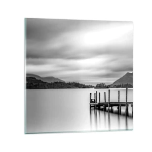 Schilderen op glas - Zachtheid en kracht - 40x40 cm