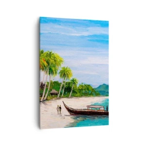 Schilderen op canvas - Een exotische droom - 70x100 cm