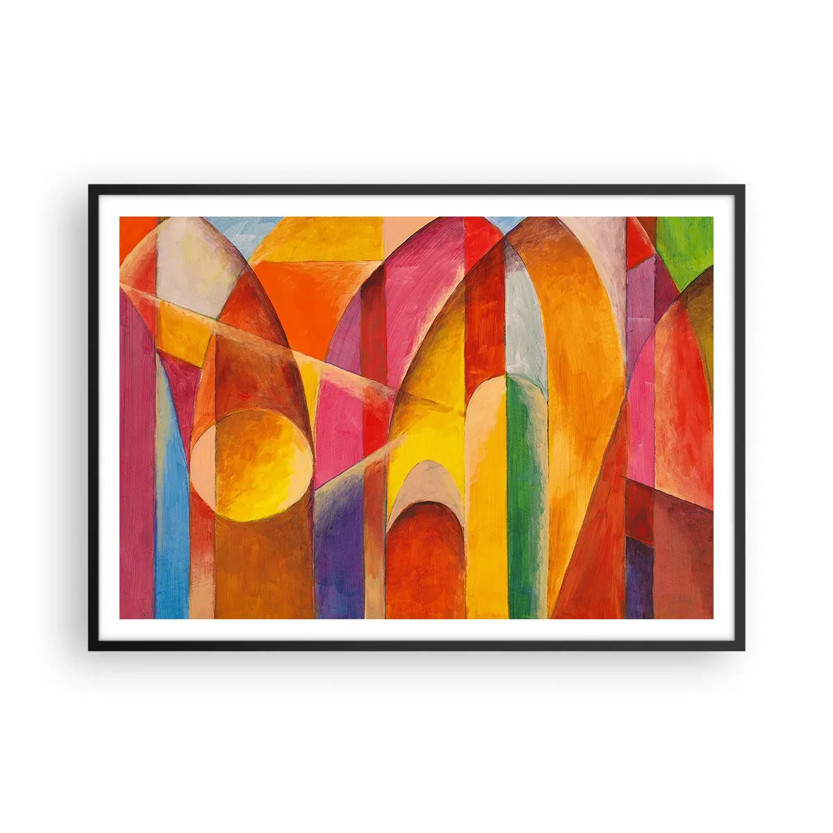 Poster in een zwarte lijst - Kathedraal van de zon - 100x70 cm