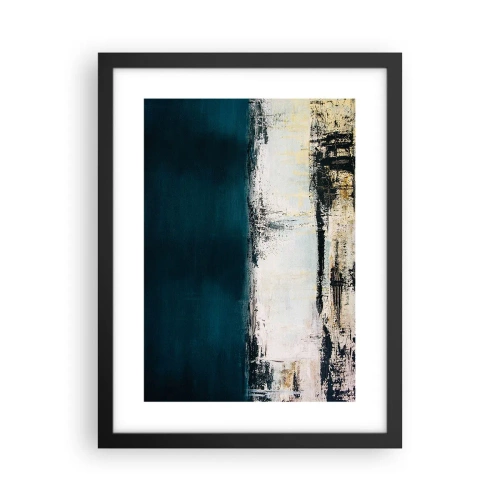 Poster in een zwarte lijst - Horizontale compositie - 30x40 cm