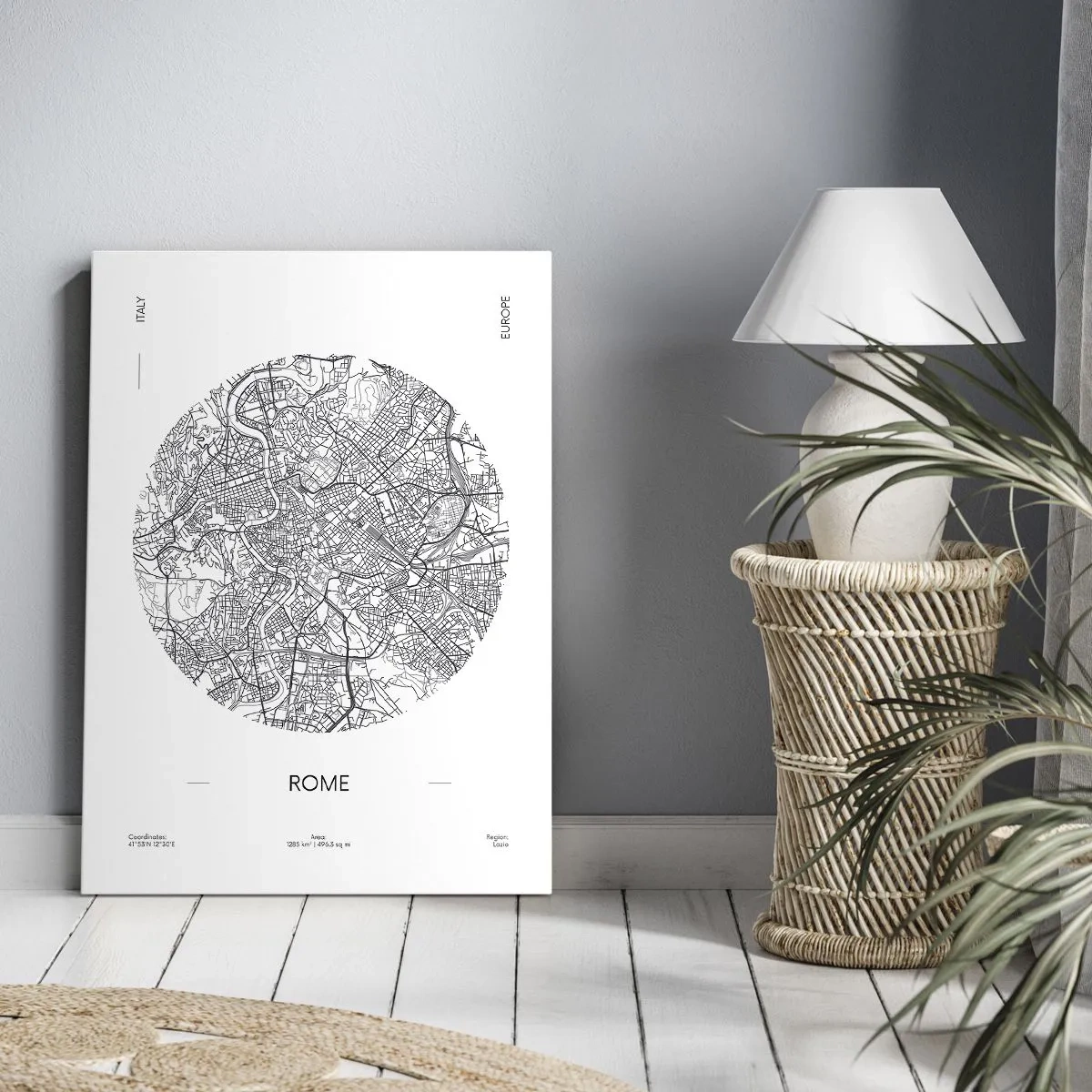 Schilderen op canvas - Anatomie van Rome - 50x70 cm