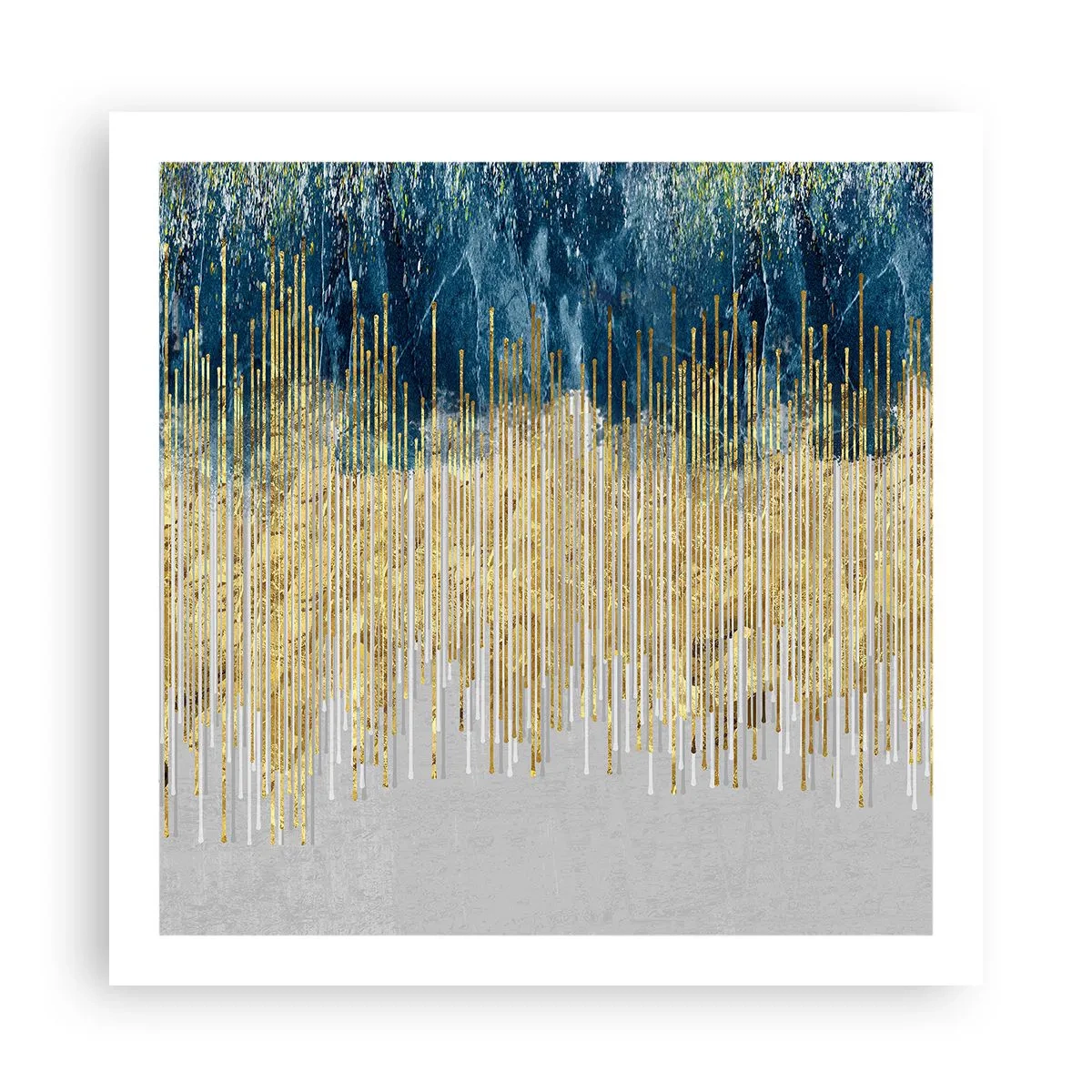 Poster - Vergulde grens - 60x60 cm