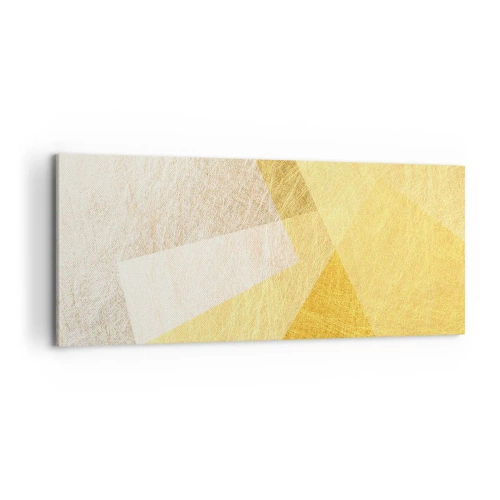 Schilderen op canvas - Geometrie weer - 100x40 cm