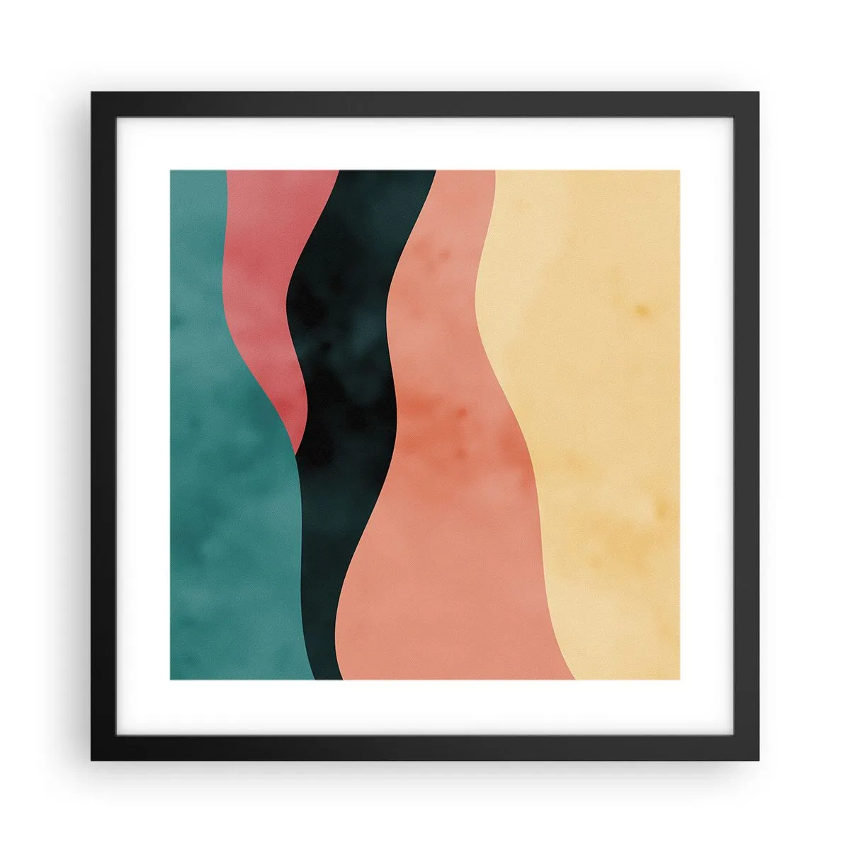Poster in een zwarte lijst - Conforme non-conformiteit - 40x40 cm