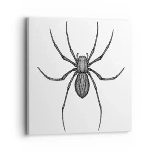 Schilderen op canvas - Verontrustende precisie - 30x30 cm