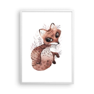 Poster in een witte lijst - Houd er gewoon van - 50x70 cm