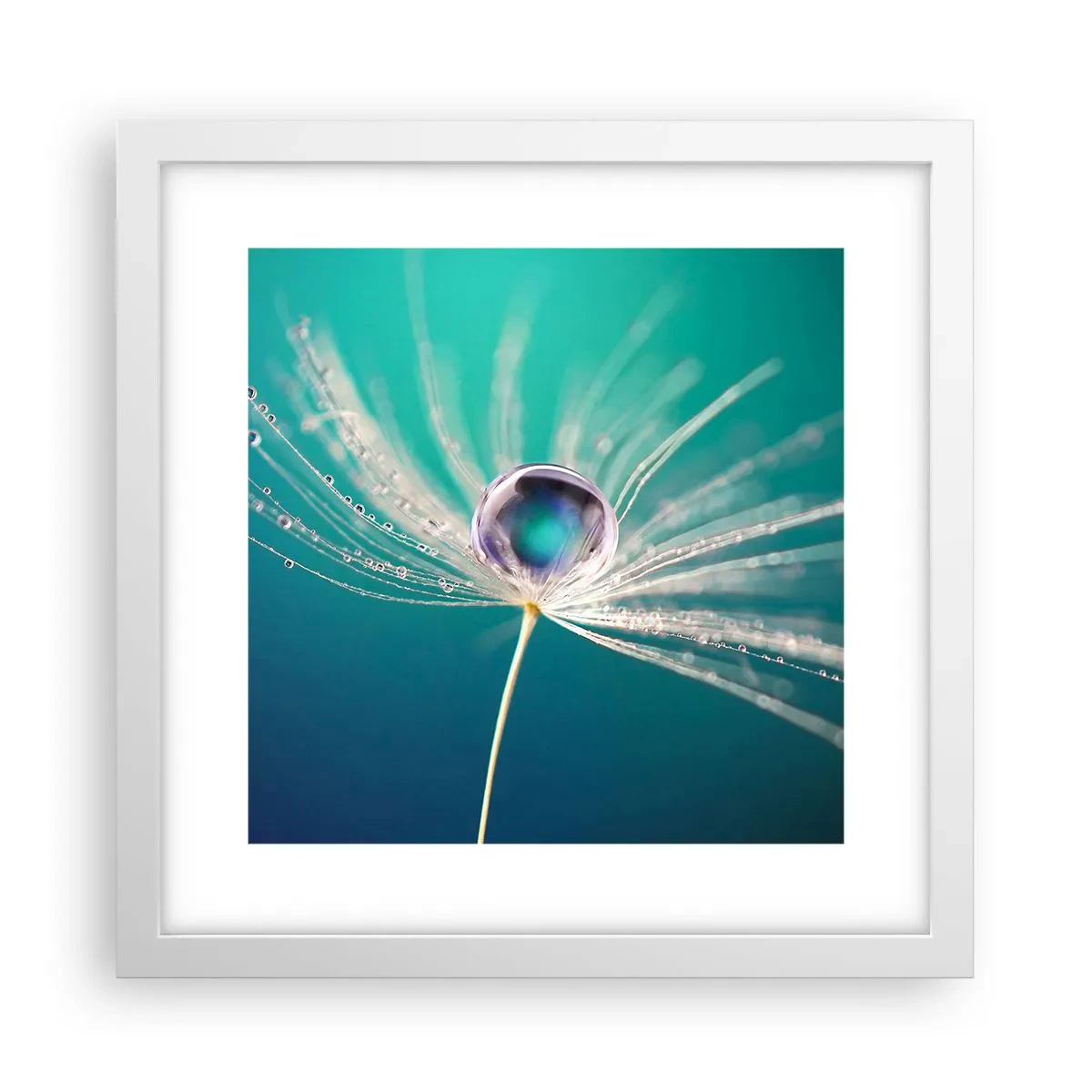 Poster in een witte lijst - Mystiek moment - 30x30 cm