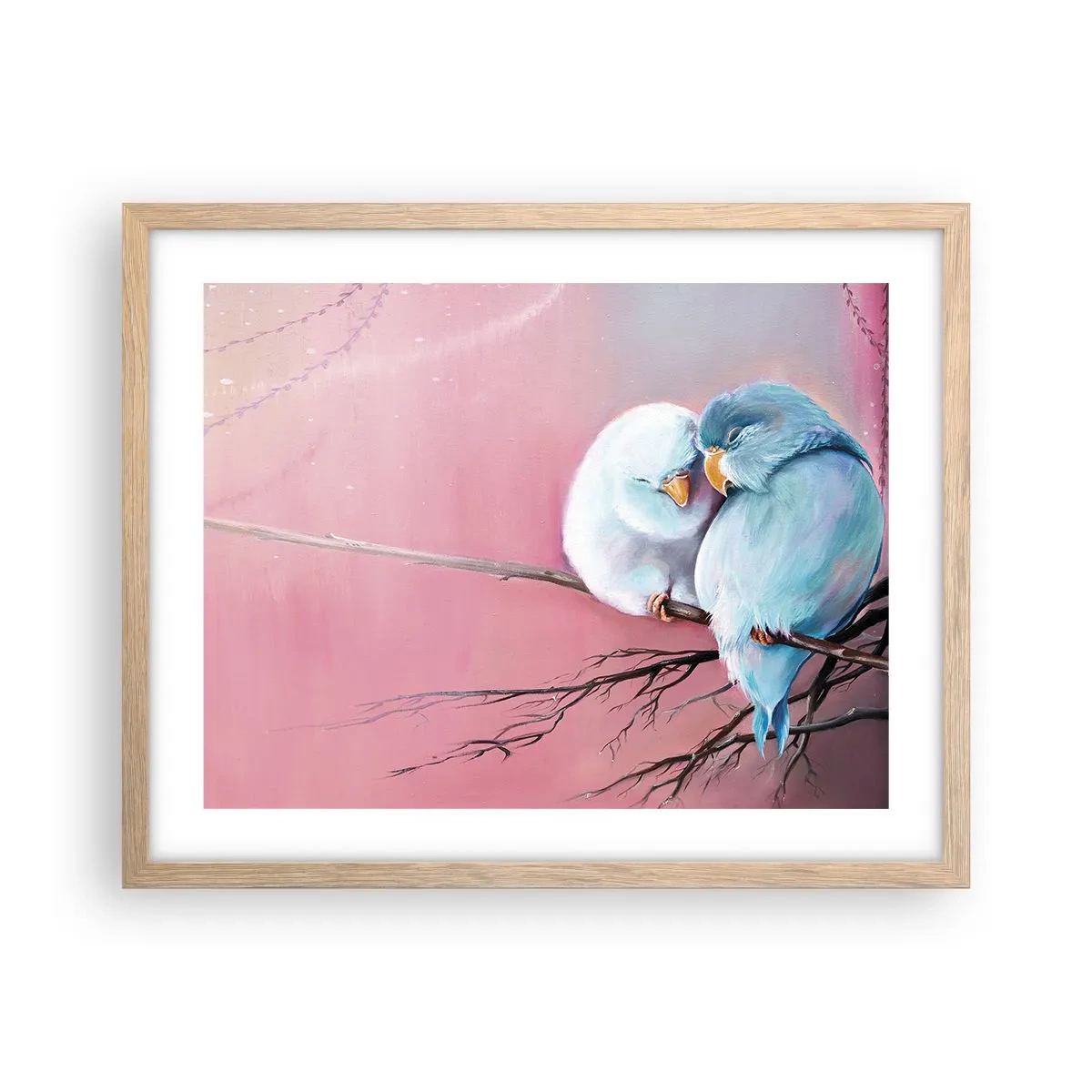 Een poster in een licht eiken lijst - Wat kan ik hier toevoegen? ... - 50x40 cm