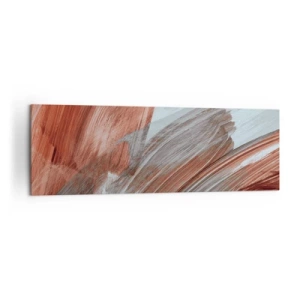 Schilderen op canvas - Herfst en winderige abstractie - 160x50 cm