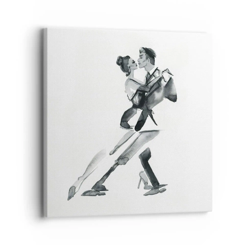 Schilderen op canvas - In één slag - 30x30 cm