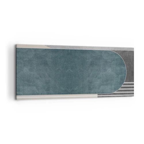 Schilderen op canvas - Compositie op niveau - 120x50 cm