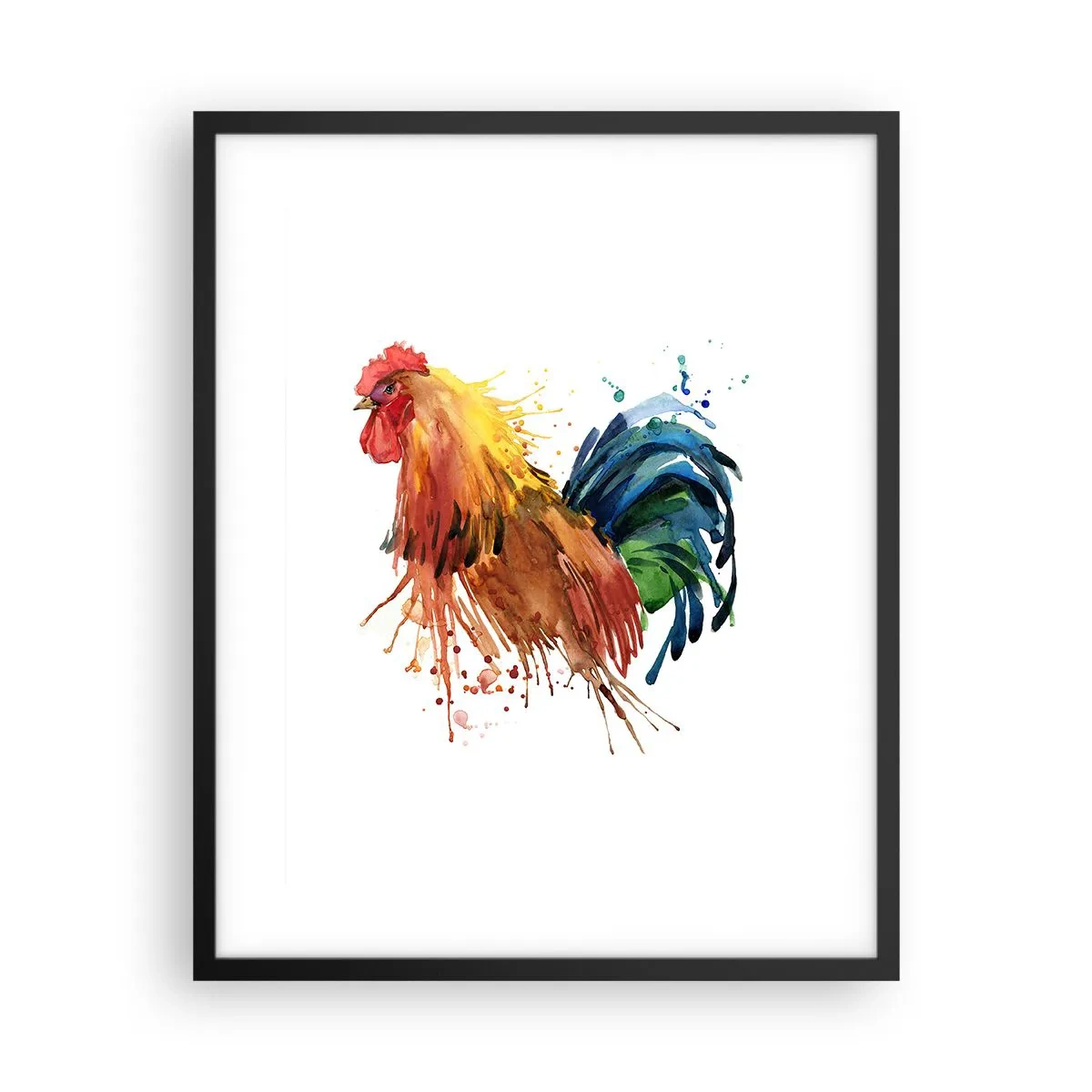 Poster in een zwarte lijst - Koninklijk gewaad, koninklijke trots - 40x50 cm