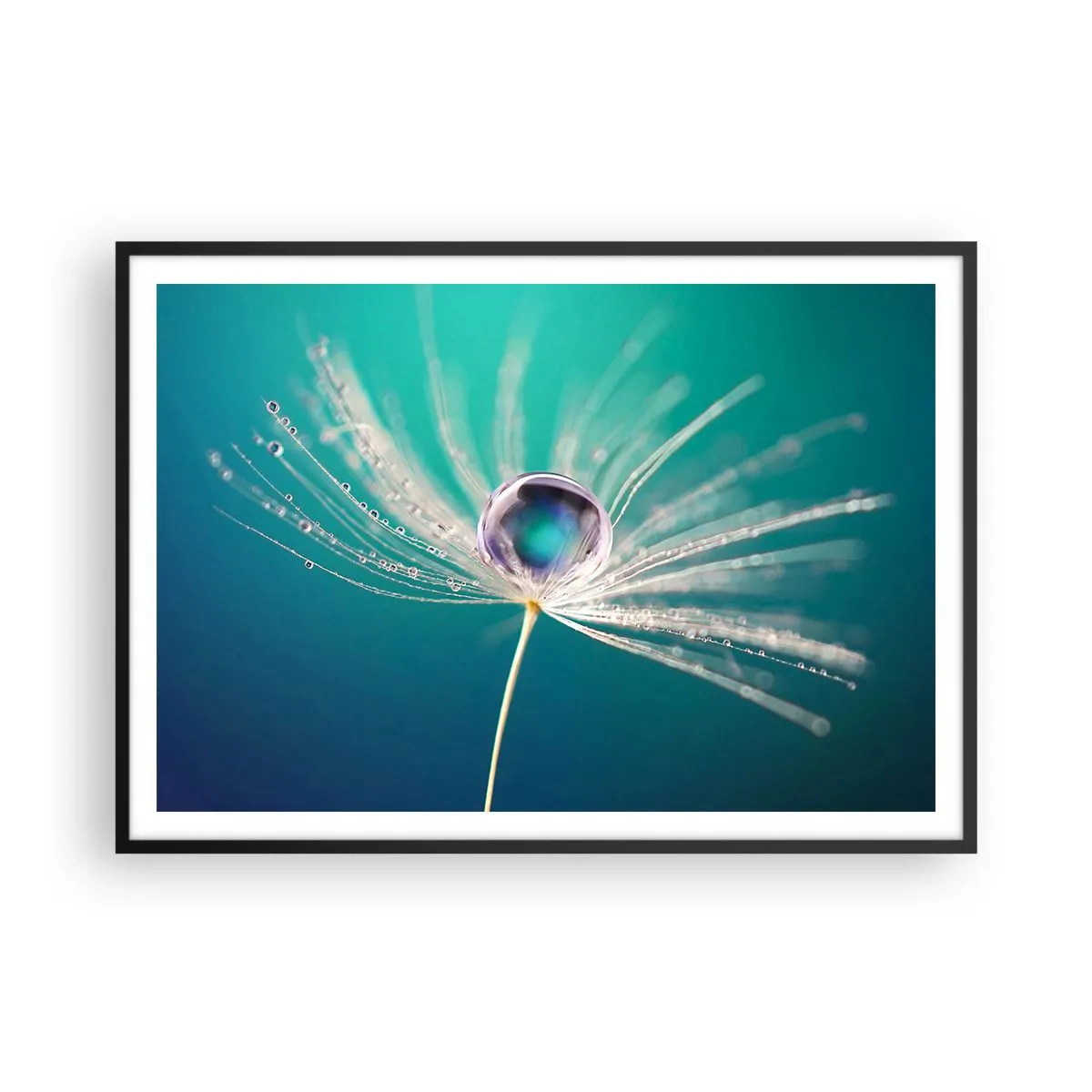 Poster in een zwarte lijst - Mystiek moment - 100x70 cm