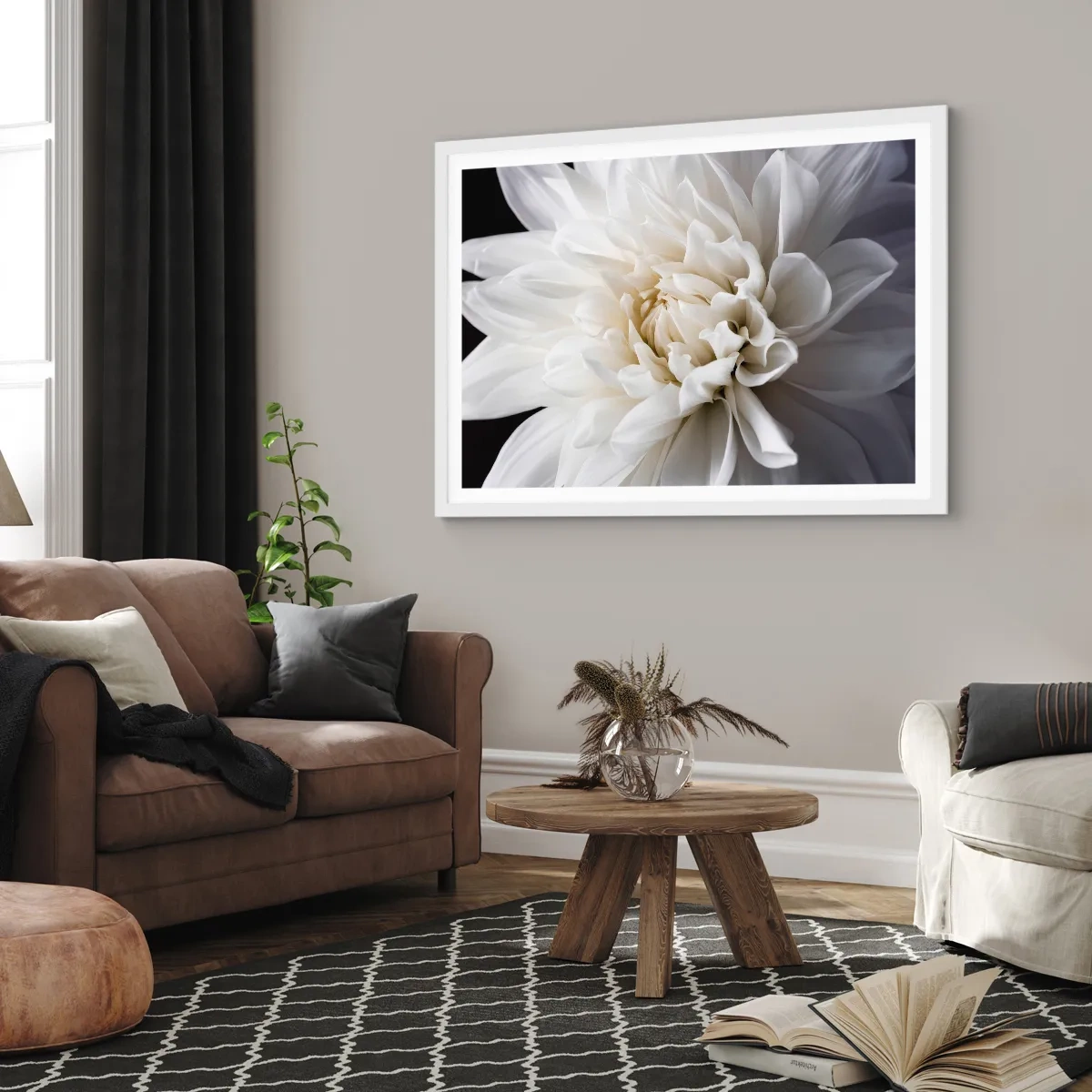 Poster in een witte lijst - Ochtend van de bruid - 70x50 cm