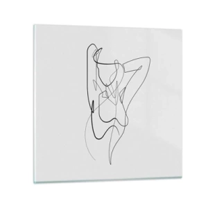 Schilderen op glas - Zoals je echt bent… - 30x30 cm