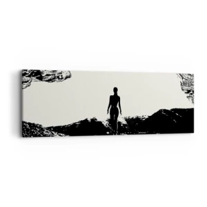 Schilderen op canvas - Een nieuwe kijk - 90x30 cm