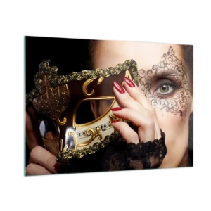 Schilderen op glas - Mijn wereld is barok - 100x70 cm