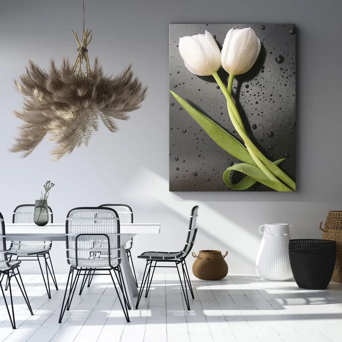 Schilderen op canvas - Lente weefsel - 80x120 cm