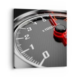 Schilderen op canvas - Geef vol gas - 40x40 cm